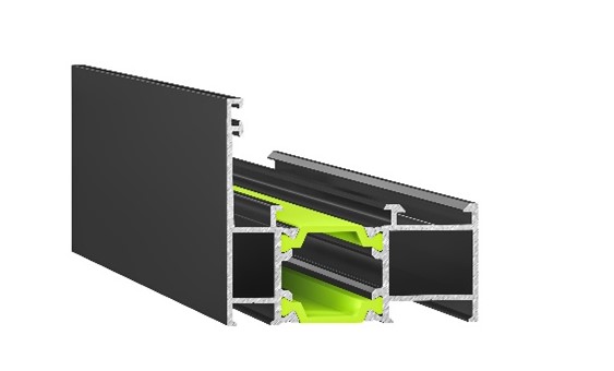Thermal break coated aluminium profile.jpg