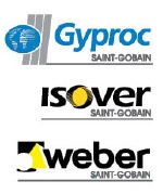 Gyproc, Isover, Weber
